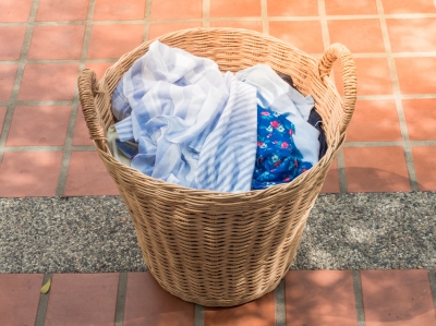 Laundry Basket of Clothes